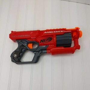 Nerf Mega CycloneShock Cyclone Shock Dart Gun Blaster Red N-Strike